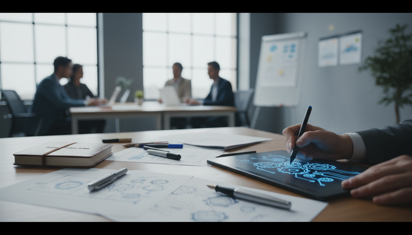 Creative Sketching Office Close-Up