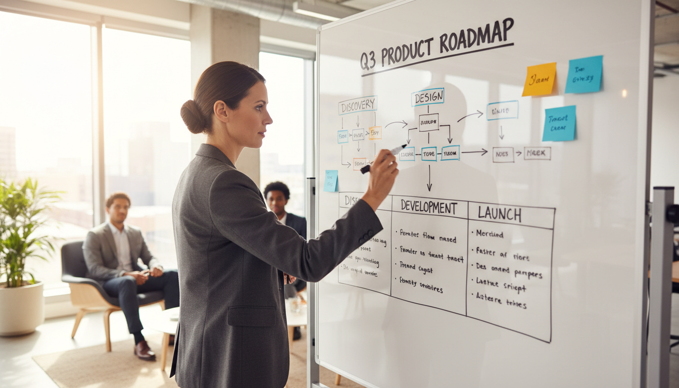 Product Manager Planning Whiteboard